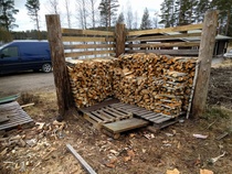 Puuta kuivamaan jahka kattoa saadaan päälle